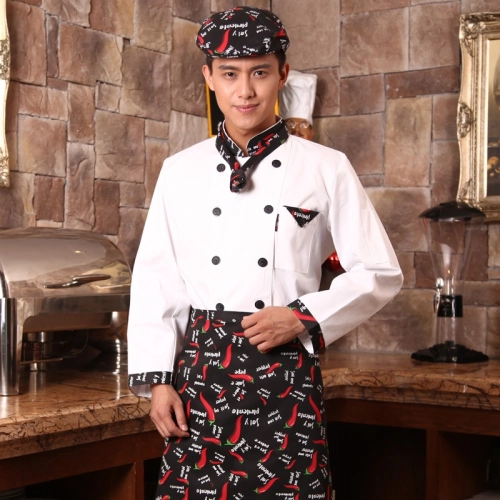 high quality long sleeve chef work wear uniform