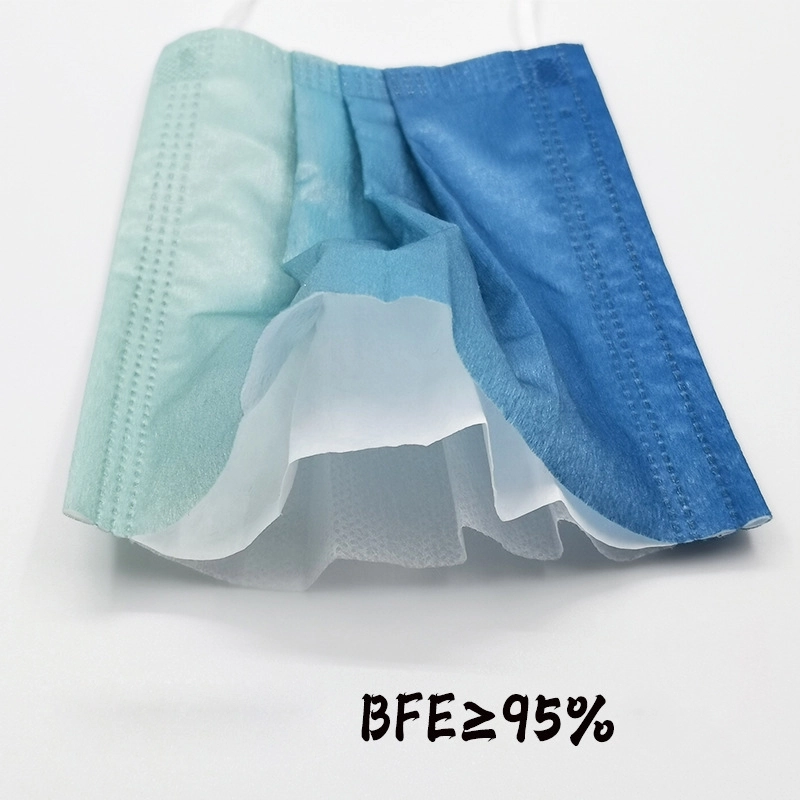 2025 fashion Gradient color 3-layers  disposable mask  cheap non-medical mask PPE mask