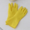 high quality lengthen household gloves kitchen white nitrile gloves  33/38 cm