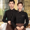 2022  long sleeve new design  tea house work jacket hotel pub staff  shirt  bakery uniform