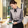2022  Chinese style  tea house work jacket hotel pub staff hot pot store  blouse jacket