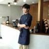 2022 black denim  long sleeve caffee house restaurant dessert store waitress waiter  jacket shirt Color color 2