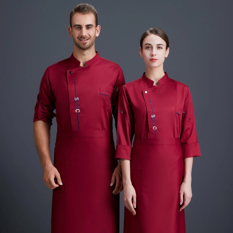 2025 Europe desing  advanced restaurant chef work coat baker jacket uniform