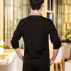 2022  Asian style  tea house work jacket hotel  staff hot pot store  blouse uniform factory wholesale Color color 2