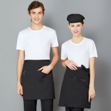 2022  denim pocket apron short apron  apron for  pub waiter