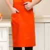 2025 kinee length  apron solid color  cafe staff apron for  waiter chef