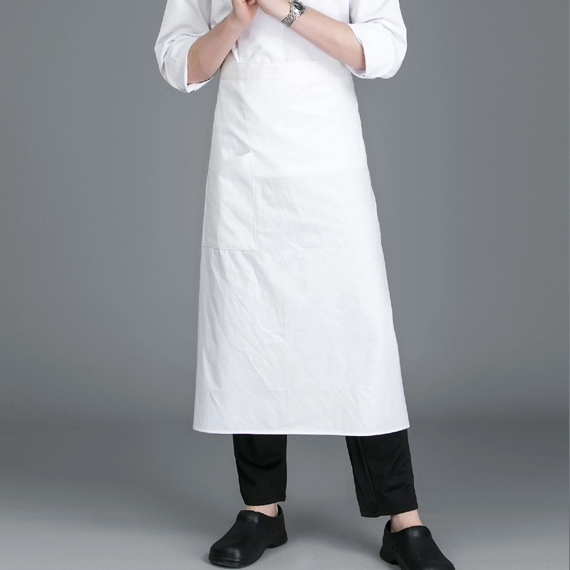 2025 Korea style solid color good fabric cafe staff apron chef apron discount