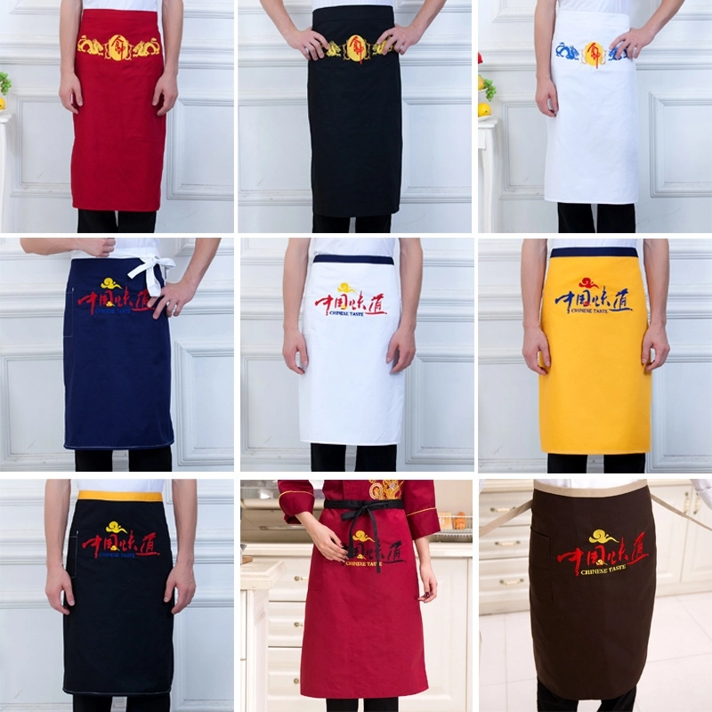2025 Chinese elements  good fabric  cafe staff apron  chef apron discount