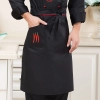 2022 Chinese elements  good fabric  cafe staff apron chili printing chef apron discount