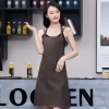 2022 fashion high quality candy color cafe staff halter apron long apron Color color 4