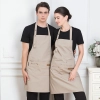 2022 fashion high quality Europe desgin cafe halter apron long apron Color color 2