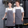 2022 hot sale  dessert store staff apron waiter apron cafe women halter apron custom logo Color color 3