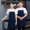 2022 hot sale  dessert store staff apron waiter apron cafe women halter apron custom logo Color color 1