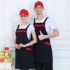 2022 spring dessert store staff apron waiter apron fresh store halter apron custom logo