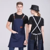 2022 cheap apron super market staff   fresh store cross halter apron Color color 5