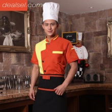 Europe style uniform for chef solid color long sleeve chef jacket