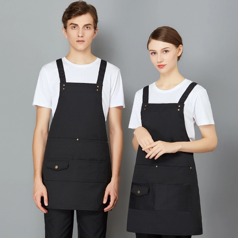 2025 hot sale apron super market staff  fresh vegetable store  halter apron working apron