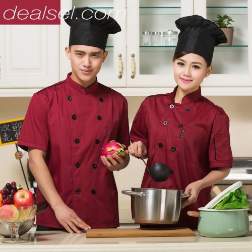 fashion hot sale summer chef staff uniform workwear