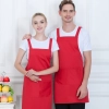 2022 America design halter apron meat vegetable store milk tea apron discount Color color 3