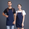2022 Europe cross neck halter apron vegetable store milk tea apron friut shop apron