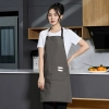 2022 Europe cross neck halter apron vegetable store  friut shop household apron Color color 4
