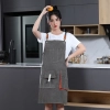 2022 upgrade canvas  fabric baker apron waiter apron household long apron