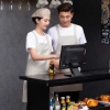 2022 high quality breathable fabric restaurant staff work apron chef halter apron