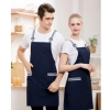 2022 simple  breathable fabric restaurant work apron chef halter apron