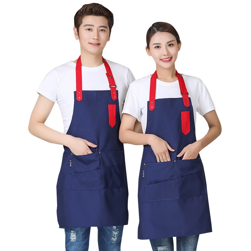 2025 cheap canvas  halter apron  fruit store apron long apron household apron