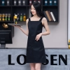 2022 korea style  halter apron  buy  apron for waiter chef apron caffee shop apron 服务员围裙 Color color 1