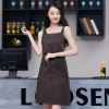 2022 korea style  halter apron  buy  apron for waiter chef apron caffee shop apron 服务员围裙 Color color 3