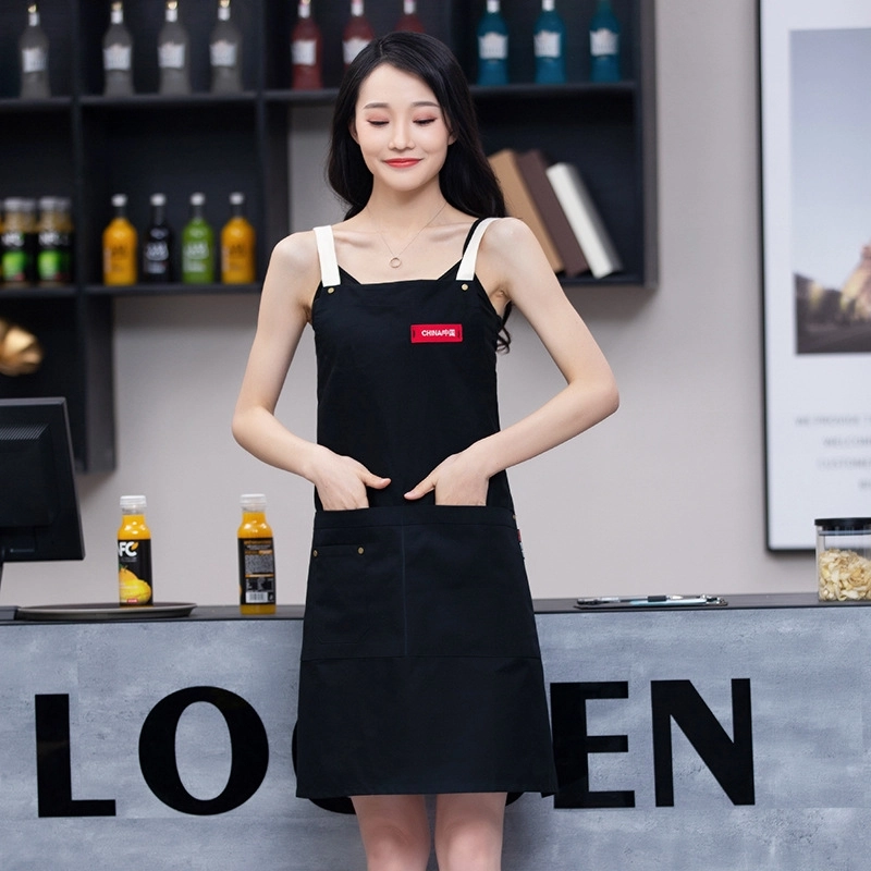 2025 Japan hot sale  halter apron  buy  apron for   chef apron caffee shop waiter apron