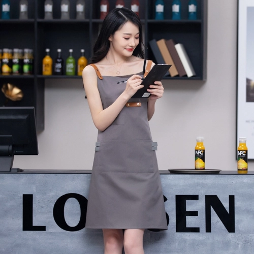 2025 Japan design halter apron wholesale aprons for chef apron caffee shop waiter apron