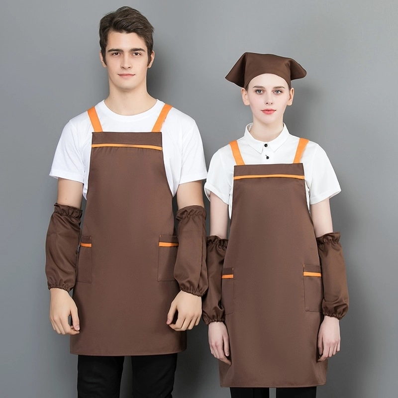 2025 Europe design halter  housekeeping aprons for   chef apron caffee shop  waiter apron