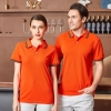 2022  fashion short sleeve super market Cashier tshirt working uniform