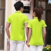 2022 hot sale cheap short sleeve  tshirt working uniform wholesale price waiter t-shirt