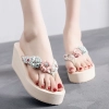 2022 high quality floral beach slipper  women  slipper wholesale household sipper Color color 3