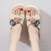 2022 fashion nice floral bead beach slipper summer  women  slipper wholesale household sipper Color color 2