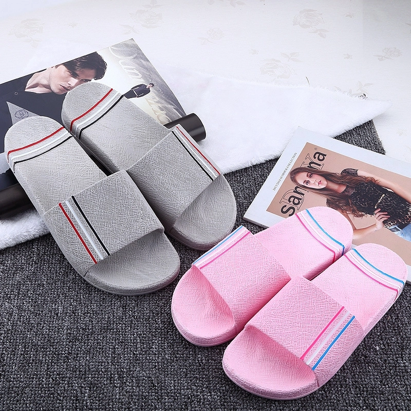 2025 high quality PVC household shower beach slipper  women men cheap slipper wholesale sipper