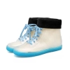 2022 Transparent Sweaty  fashion colorful crystal transparent PVC  women rain boot Color color 11