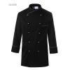 fashion double-breasted chef coat chef jacket uniform with airhole