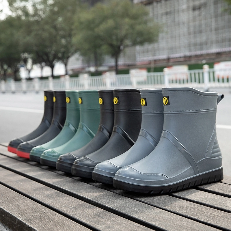 2025  winter low hem rain boot for men fishing rain boot