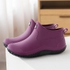 2022  new design autumn winter warm fleece water proof  women rain boot outdoor boot
