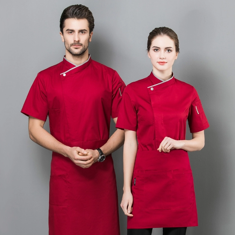 2025   summer  short sleeve mesh bread house baker  cooking  coat  chef jacket uniform workwear