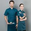2022 short sleeve chef  coat   chef jacket uniform workwear   cheap chef clothes Color color 2