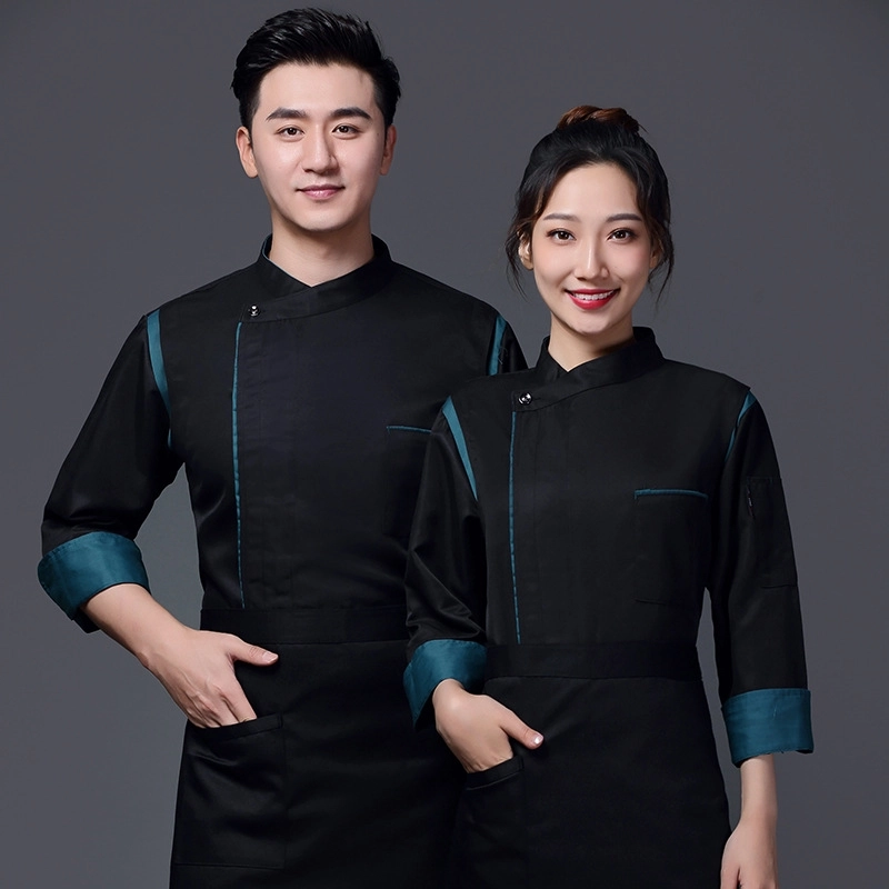 2025 fashion long  sleeve good quality chef jacket uniform  bread house  baker  chef blouse jacket working uniform