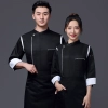 2022 fashion long  sleeve good quality chef jacket uniform  bread house  baker  chef blouse jacket working uniform Color color 3