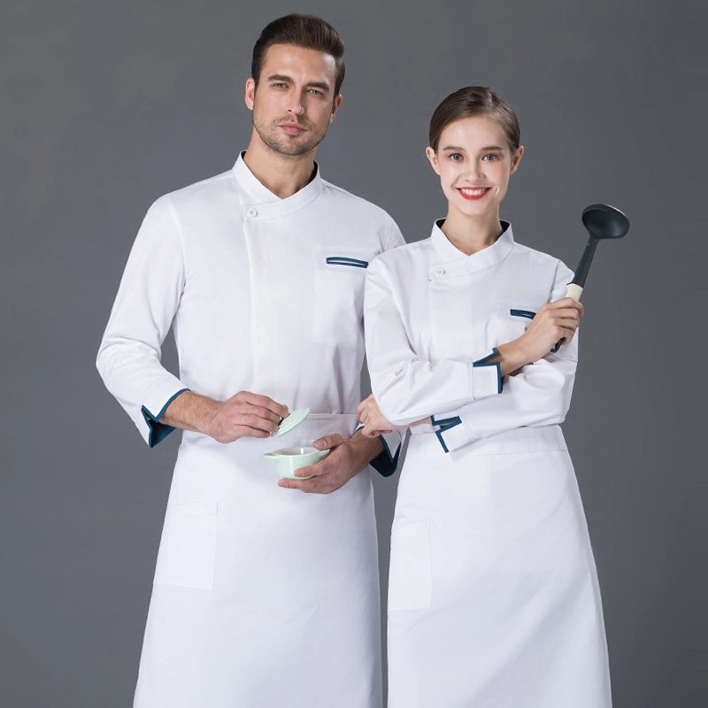2025 classic  long  sleeve chef master chef jacket  discount bread house  baker  chef blouse jacket cheap price
