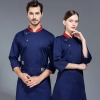 2022 fashion handsome cafe bar chef  jacket  discount bread house  baker  chef blouse jacket cheap price Color color 1