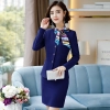 2022 fashion women Attendant Suits  sales representative uniform working wear formal Color color 2